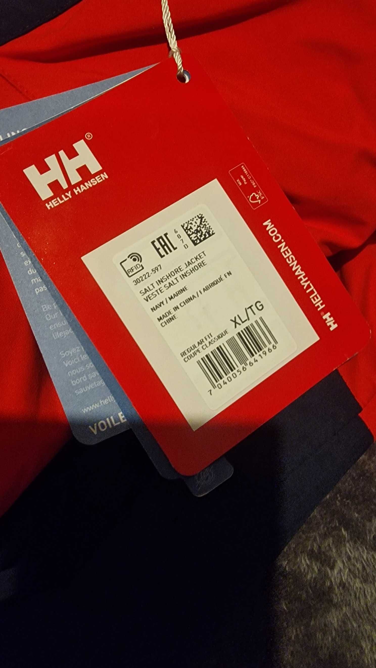 Kurtka Helly Hansen Salt Inshore Jacket XL Sztormiak Unikat