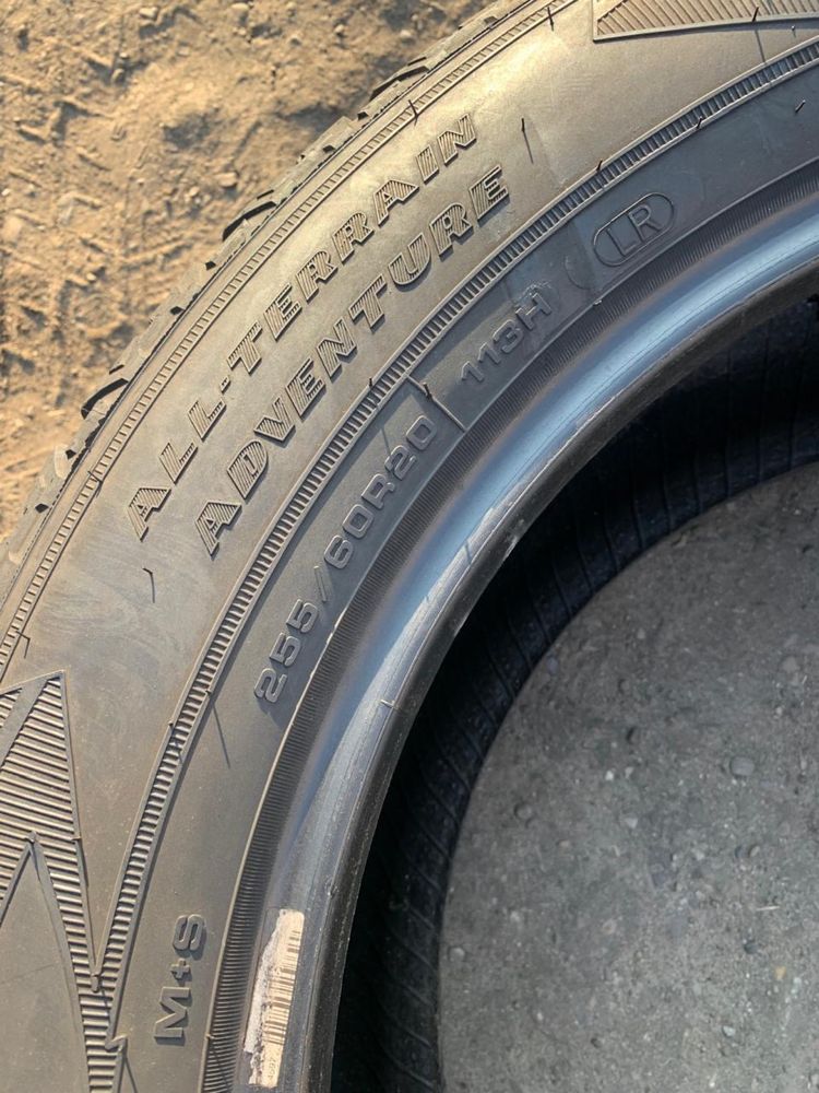 Шини 255/60 R20 Goodyear 2021року, 7,9мм