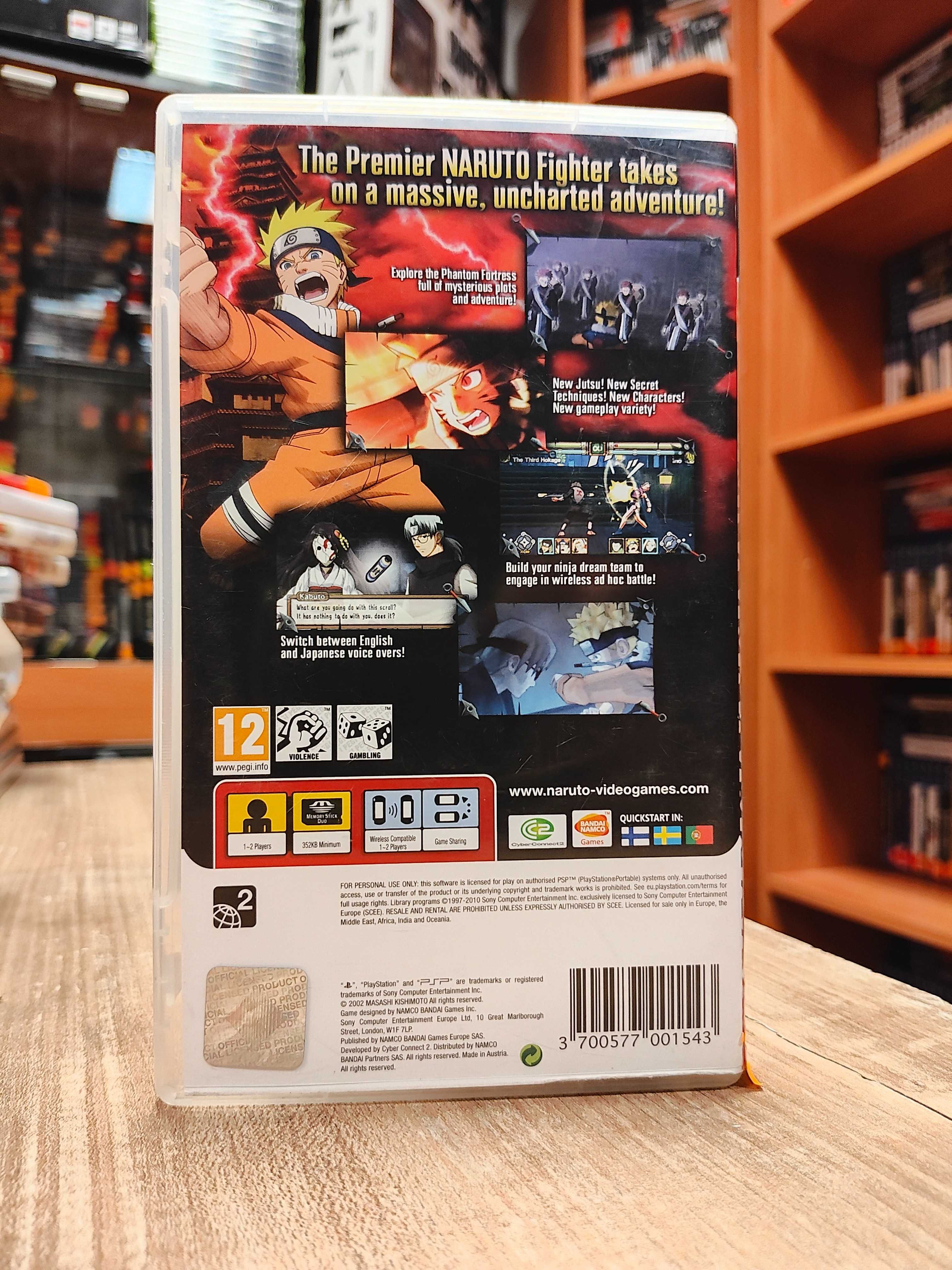 Naruto Ultimate Ninja Heroes 2 The Phantom Fortress PSP Sklep Wysyłka