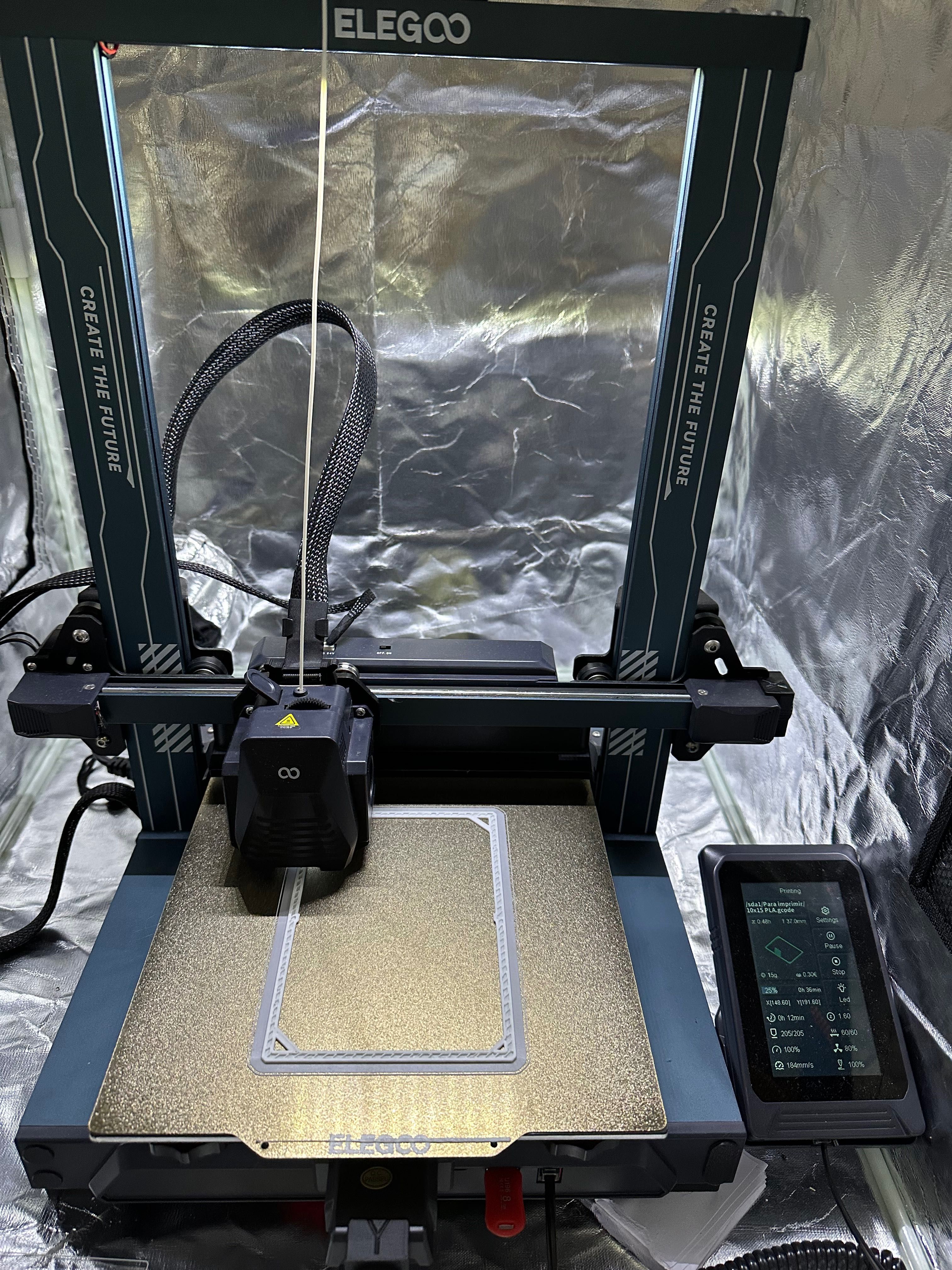 Impressora 3d Elegoo Neptune 4 Pro com enclosure