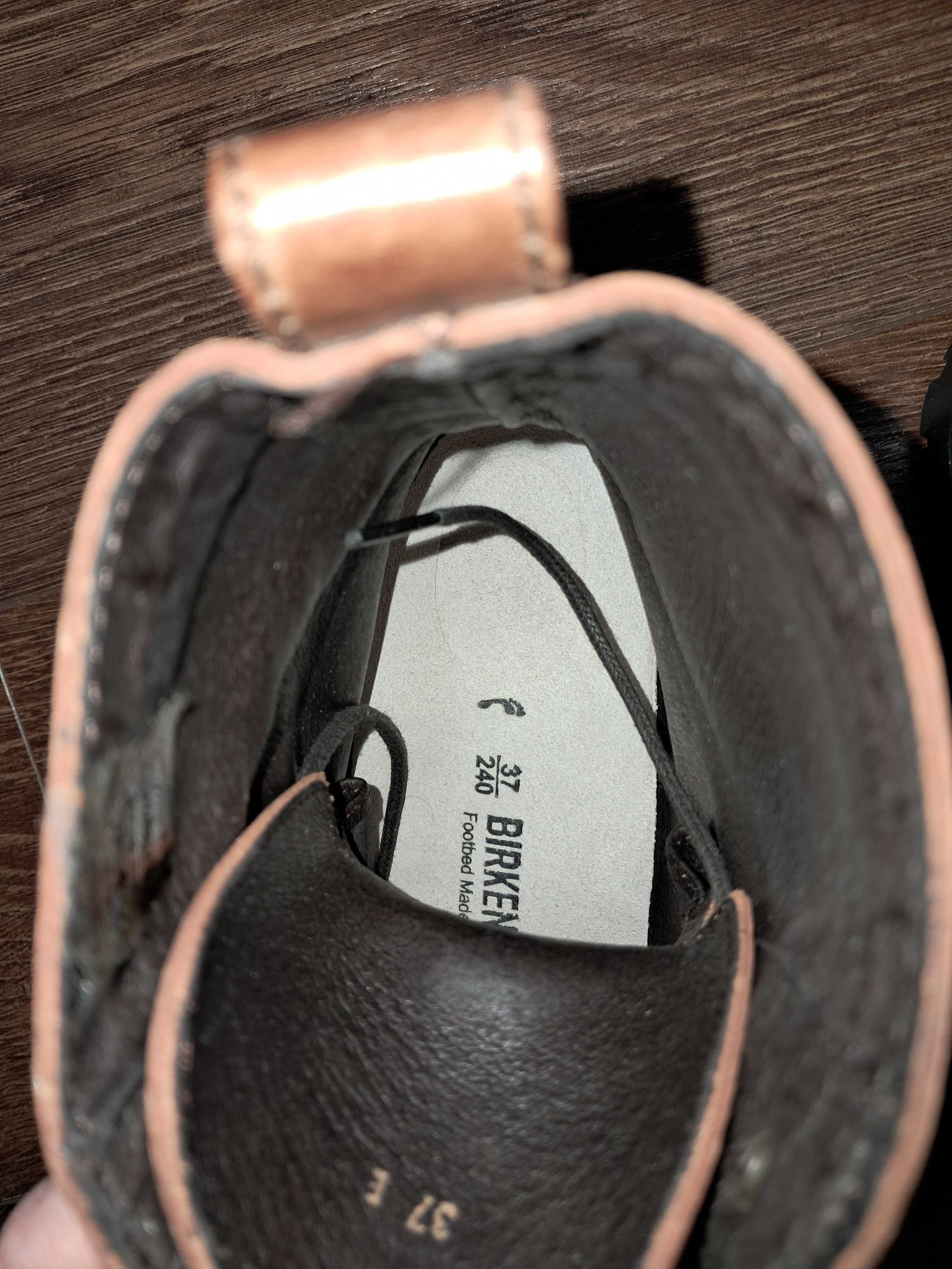 Botki Birkenstock rozmiar 37,brązowe