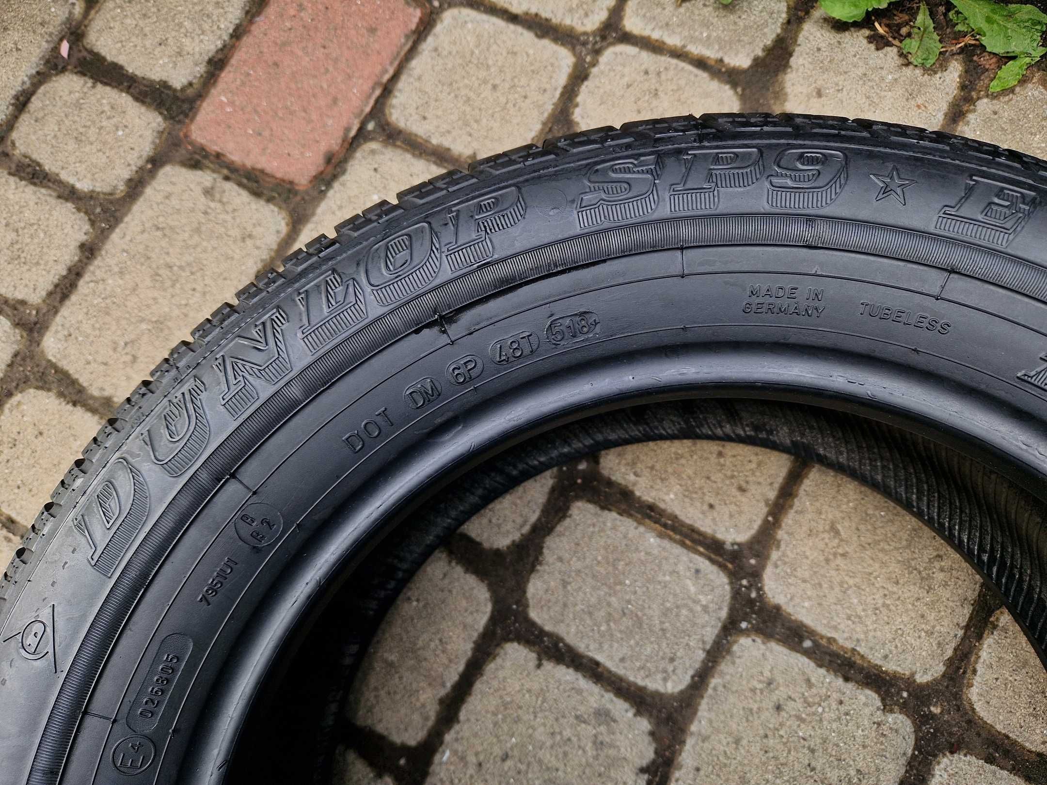 195/65R15 Dunlop SP9 Літо склад шини резина шины покрышки Данлоп 8мм