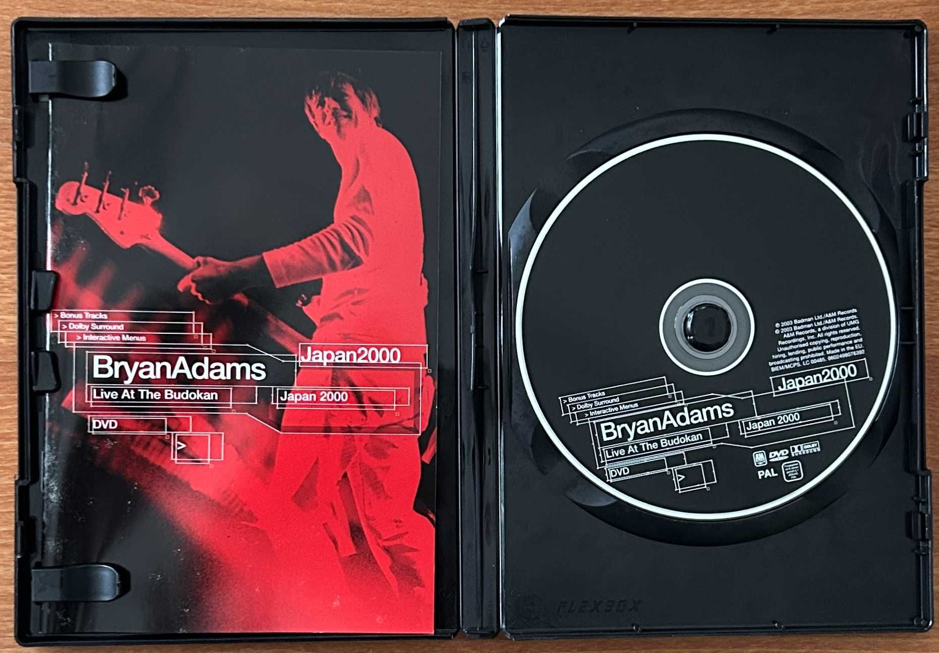 Bryan Adams - Live at the Budokan - Japan 2000 - DVD