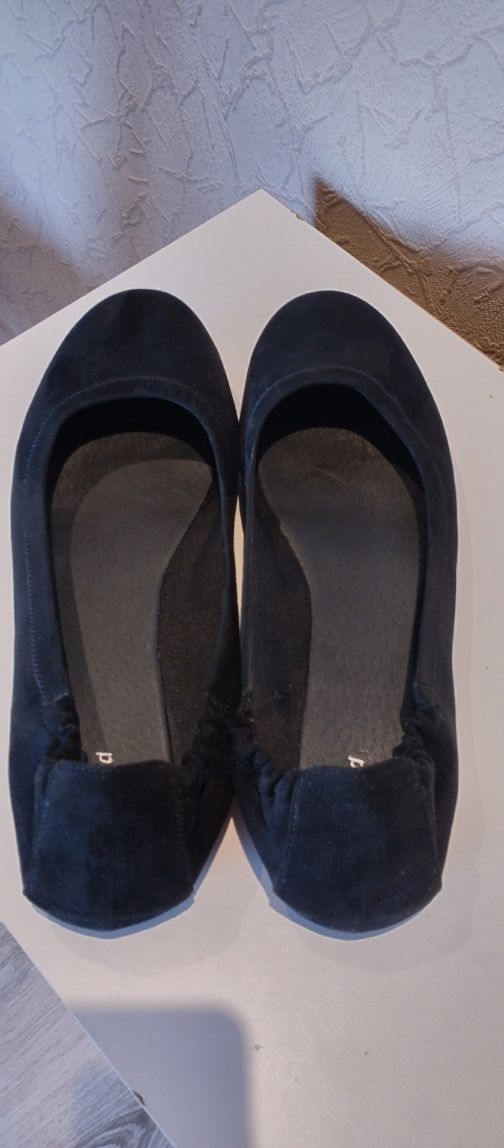 Baleriny damskie 41 czarne j.Nowe