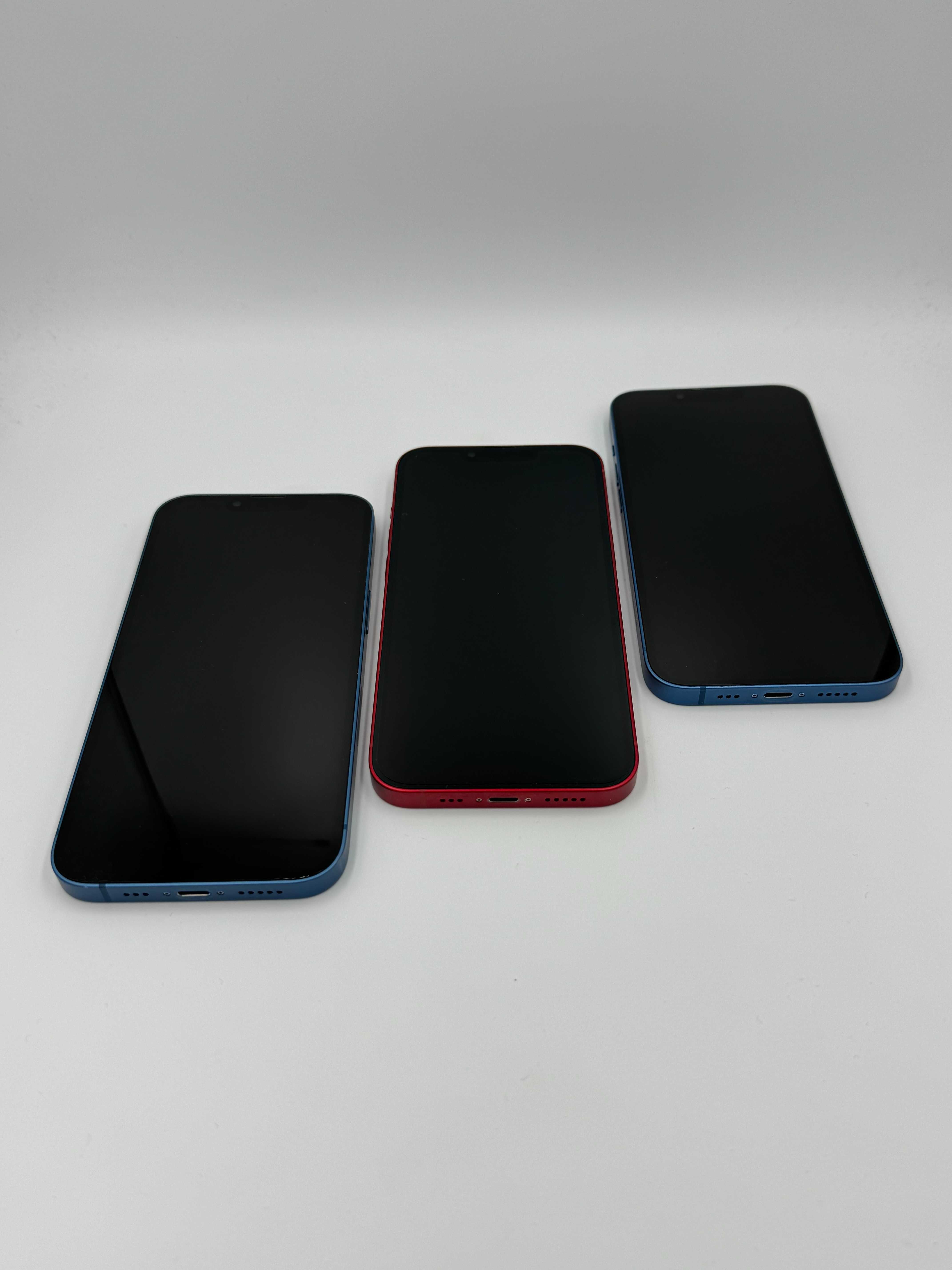 iPhone 13 • Blue • Red • 128 GB bateria 90% kondycji • GWARANCJA •