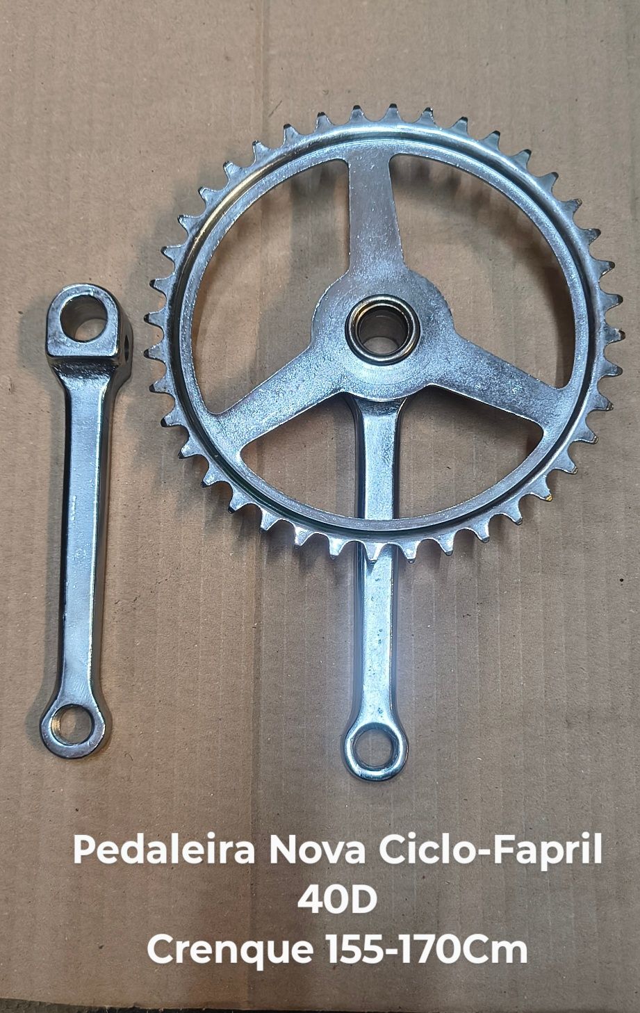 Pedaleira ciclo farol 40 dentes/ bicicleta clássica roda 20/24,