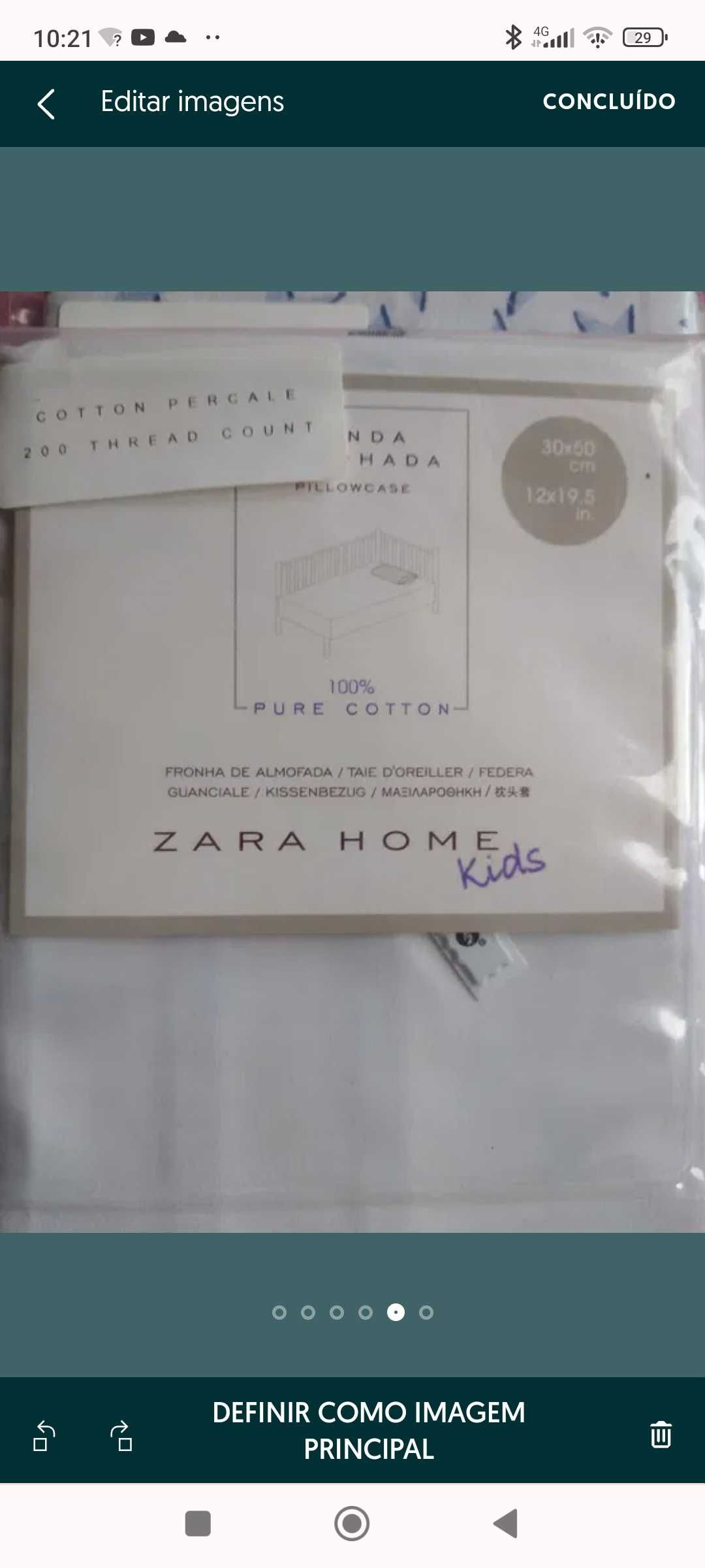 Zara,capa e 2 fronhas