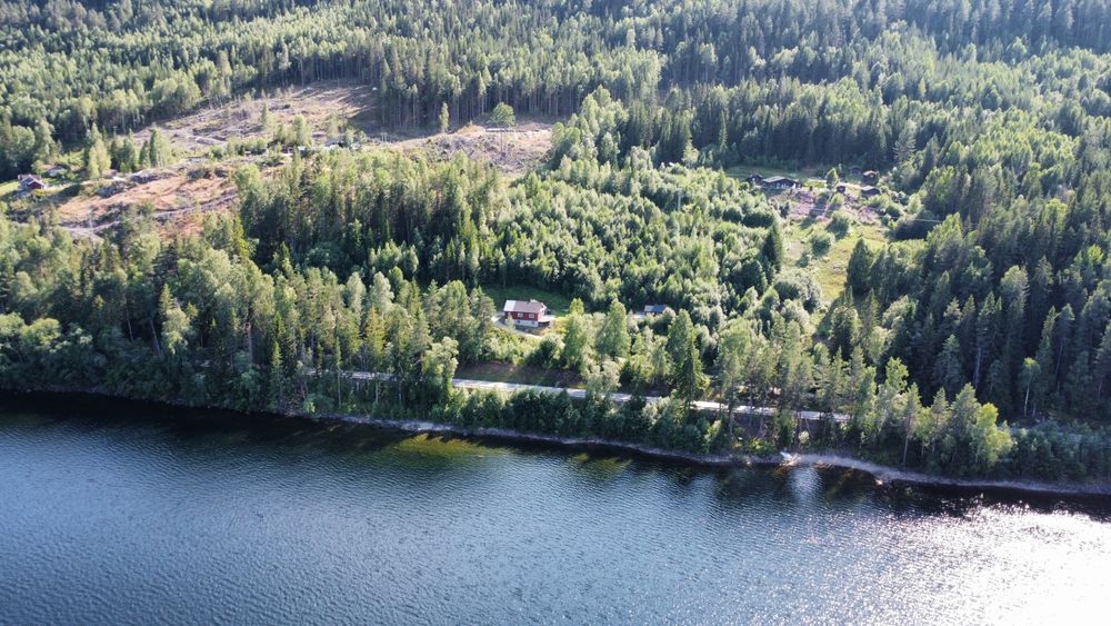 Domek nad jeziorem, Norwegia