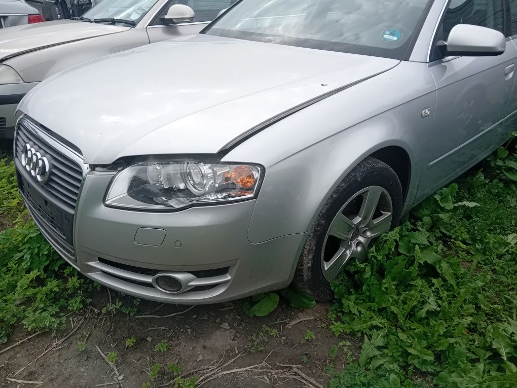 Audi a4 b7 ly7w 2.0tdi przód maska zderzak lampy xenon błotniki pas