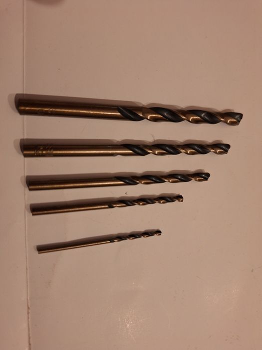 Komplet wierteł 6 5 4 3 2