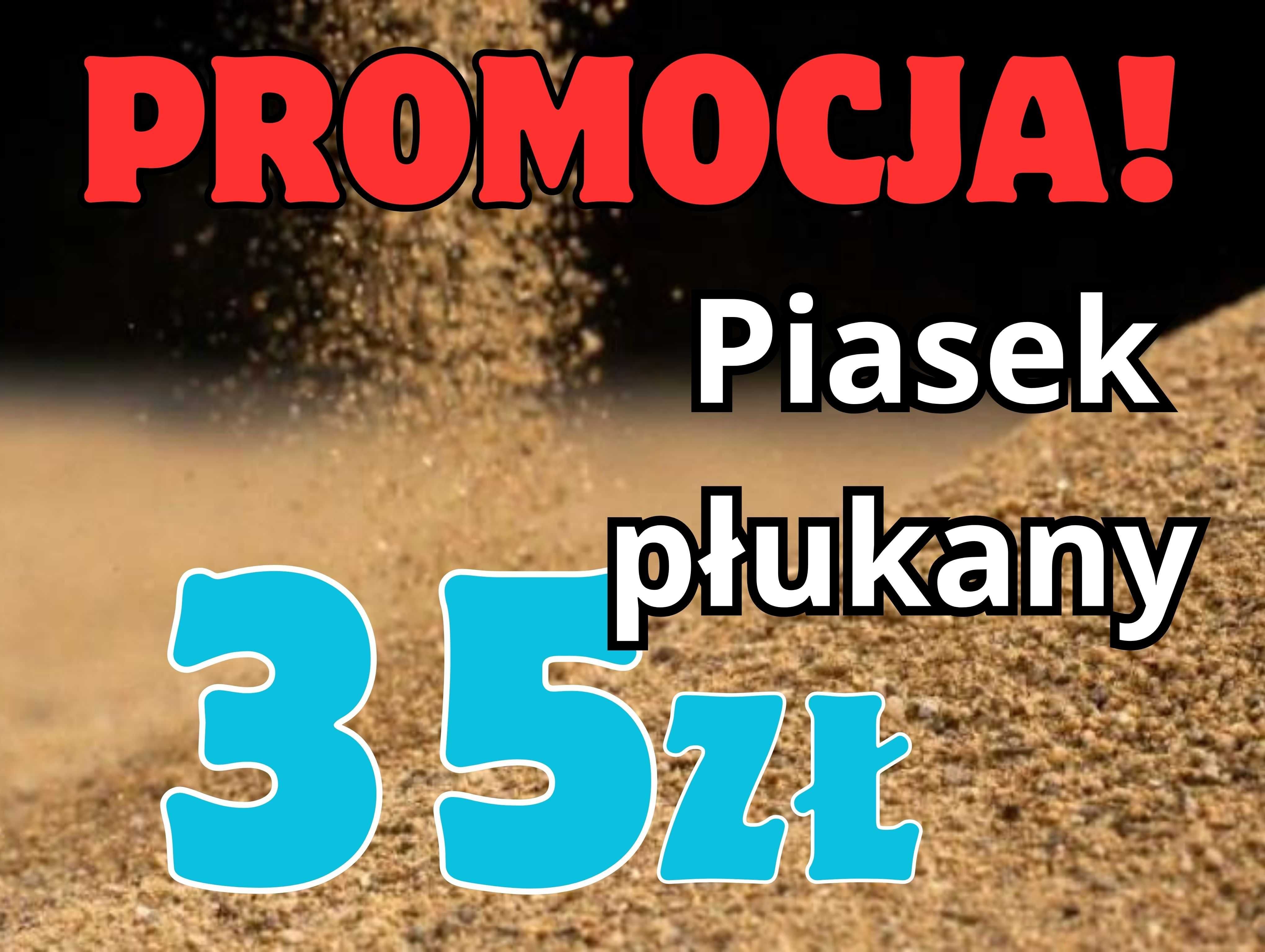 Piasek płukany 0-2 / pod kostkę, zaprawy, miksokret, drenaż