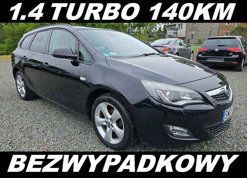 Opel Astra 1.4 Turbo 140KM Wersja SPORT Super Stan BiXENON Bezwypadkowy