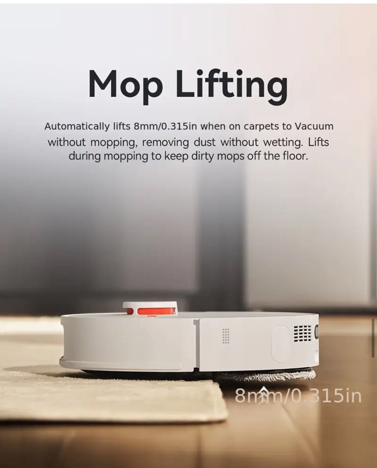 JONR P20 Pro mop Robot sprzątający stacja bazowa All-in-One 8000 Pa