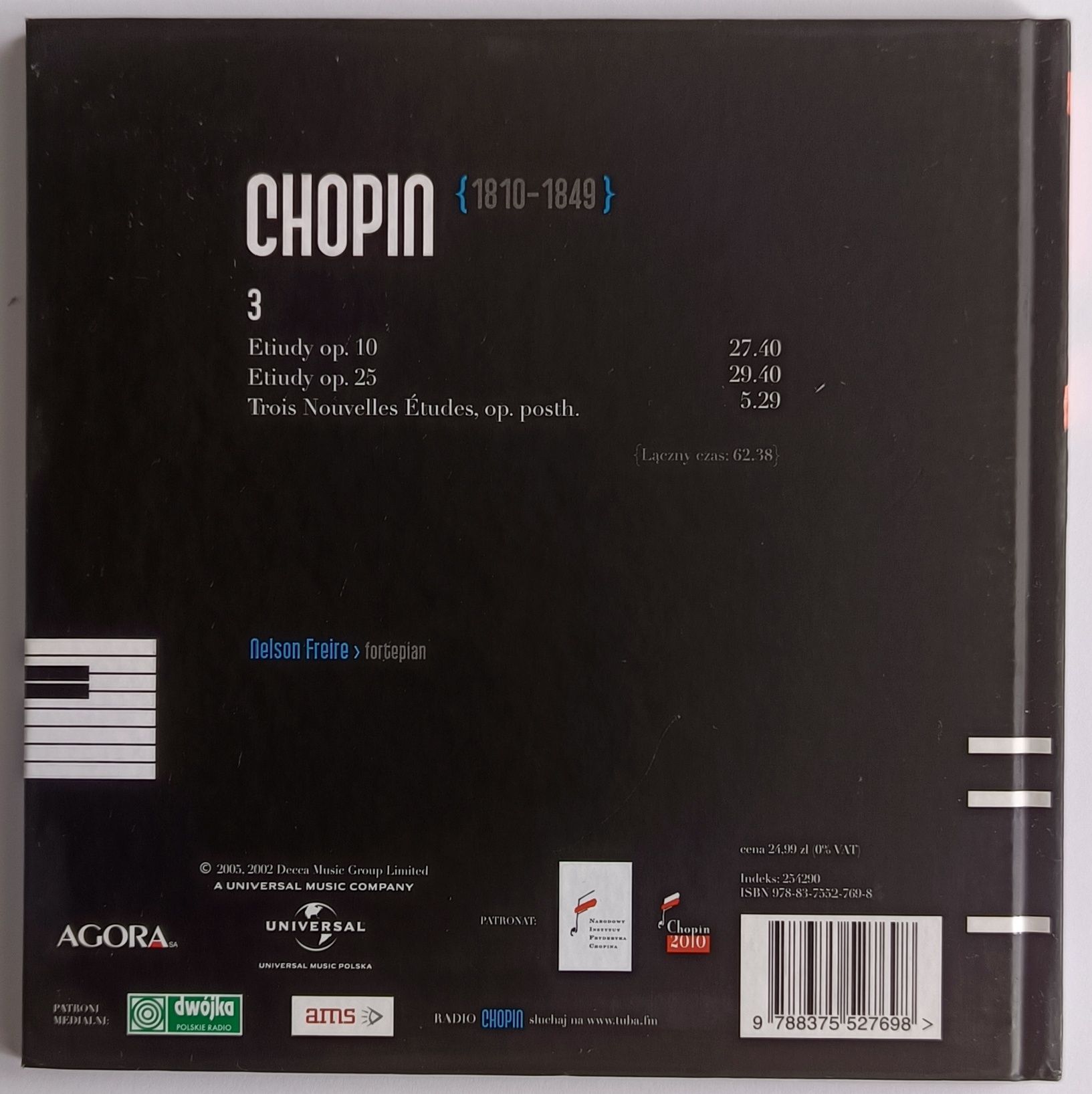 Chopin 3 Etiudy Nelson Freire 2005r