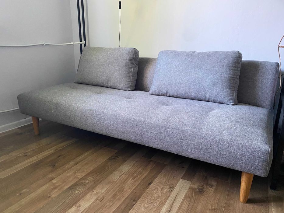 Wersalka rozkładana Avect 180 cm szara