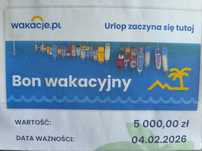 Bon voucher wakacje.pl