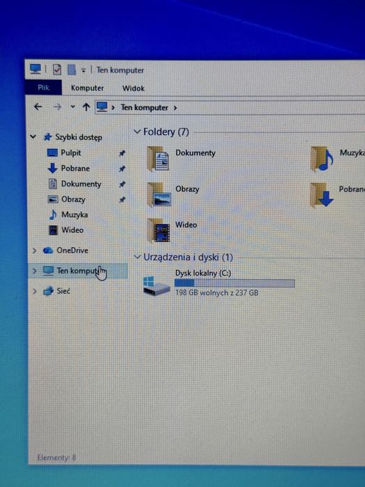 Laptop HP 15-db005nw, 15,6”, sprawny, biurowy