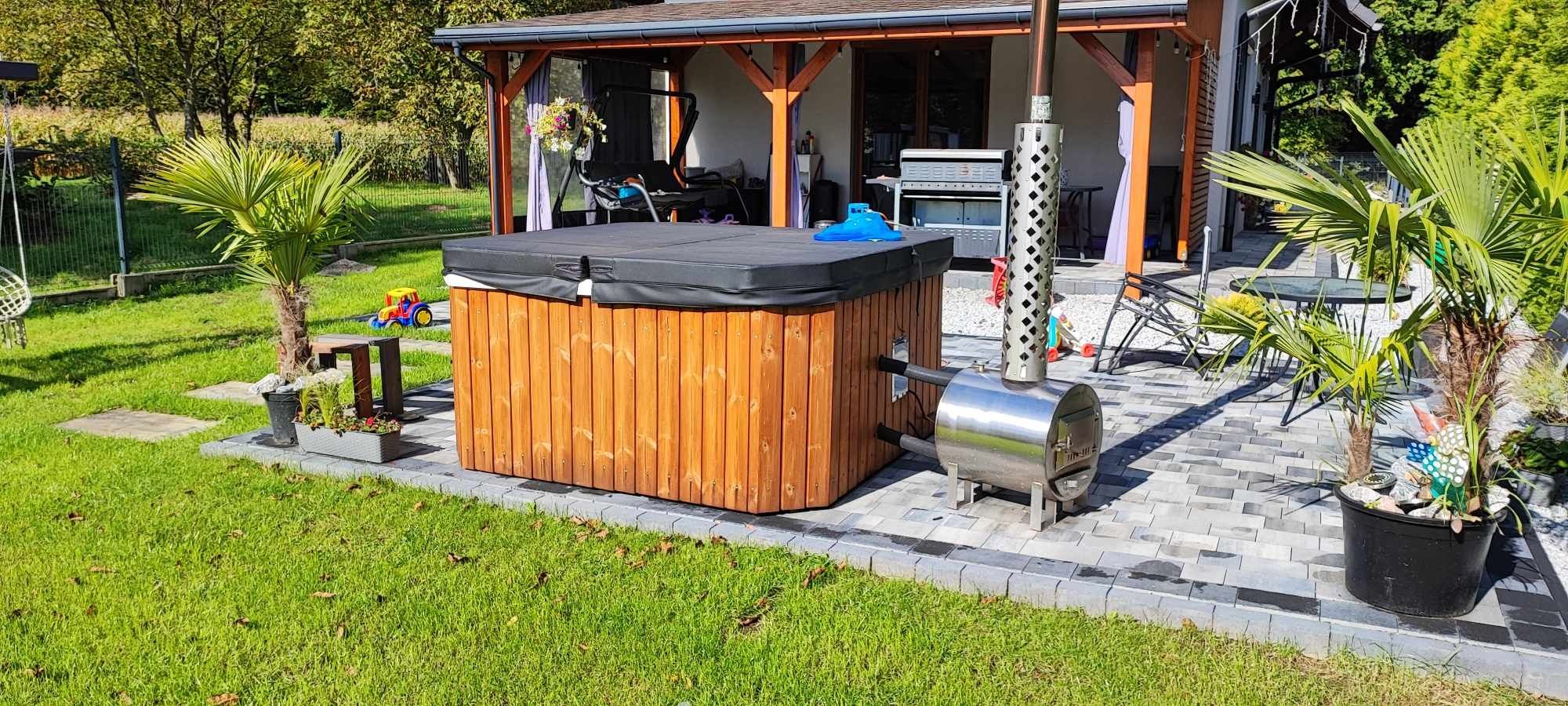 Jacuzzi balia ogrzewana drewnem