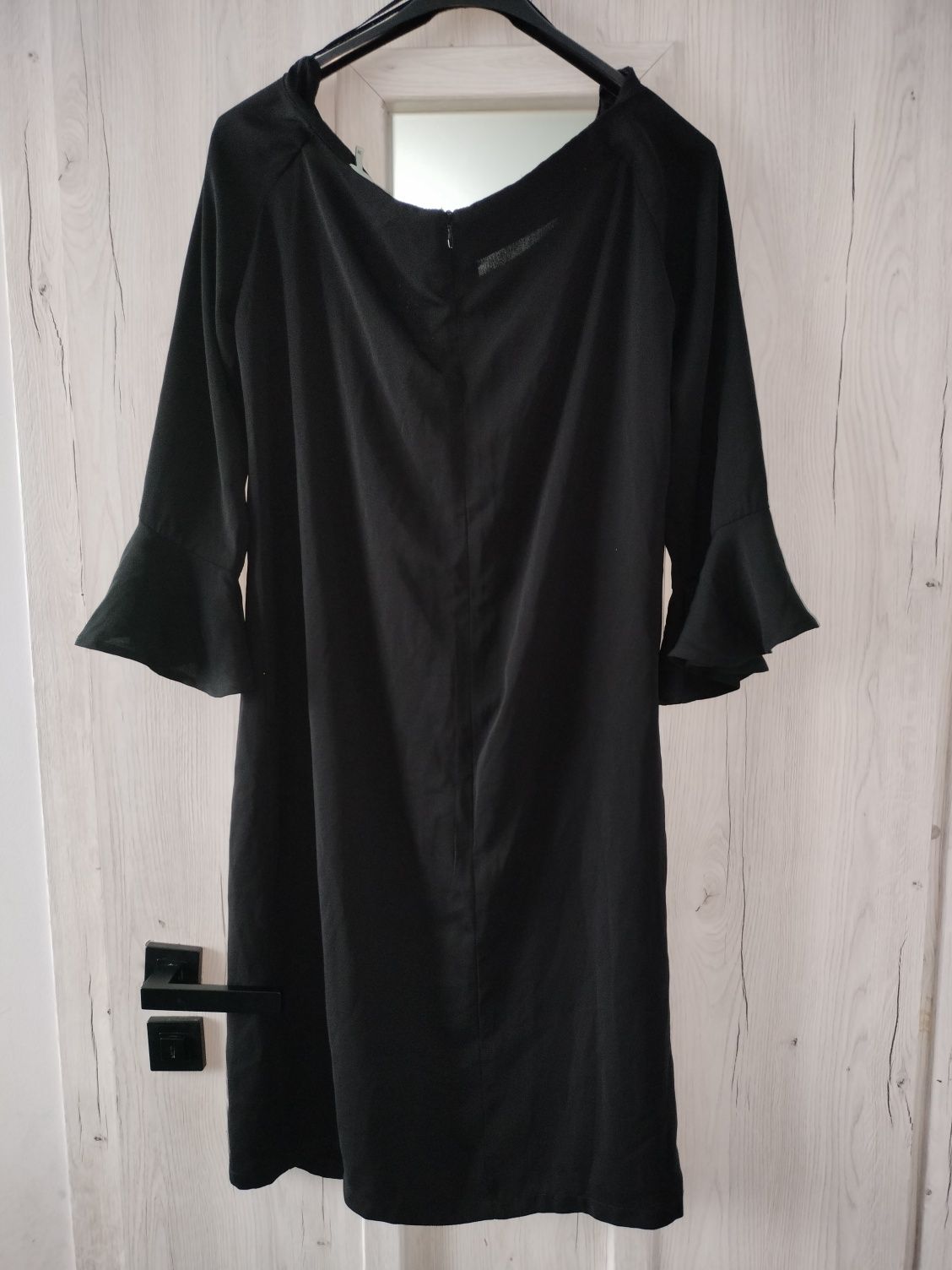 Czarna sukienka elegancka wizytowa 36/38 święta sylwester mała czarna