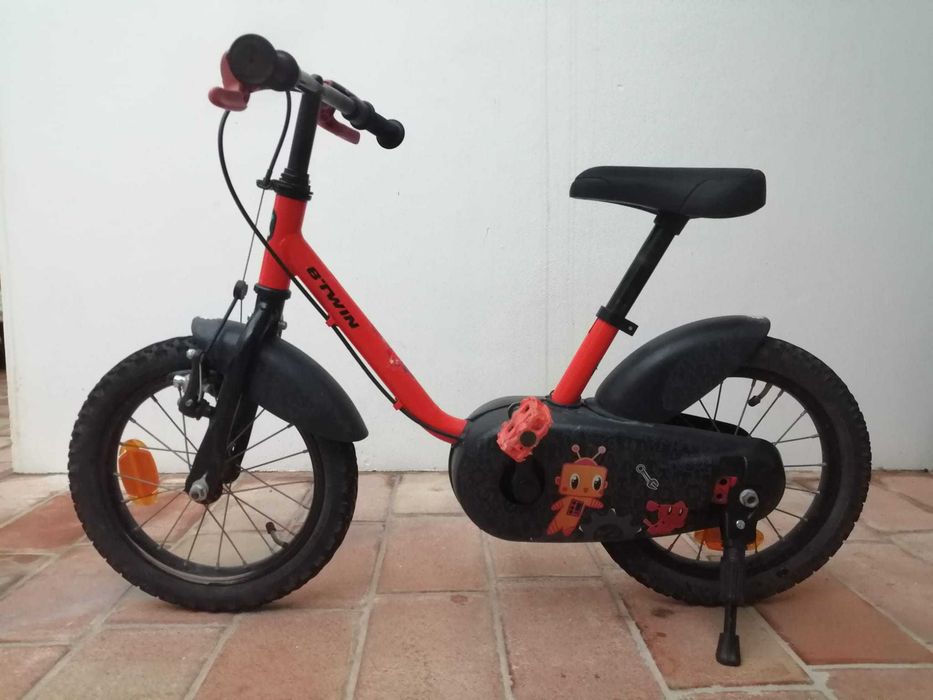 Bicicleta criança de 3 a 5 anos roda 14"