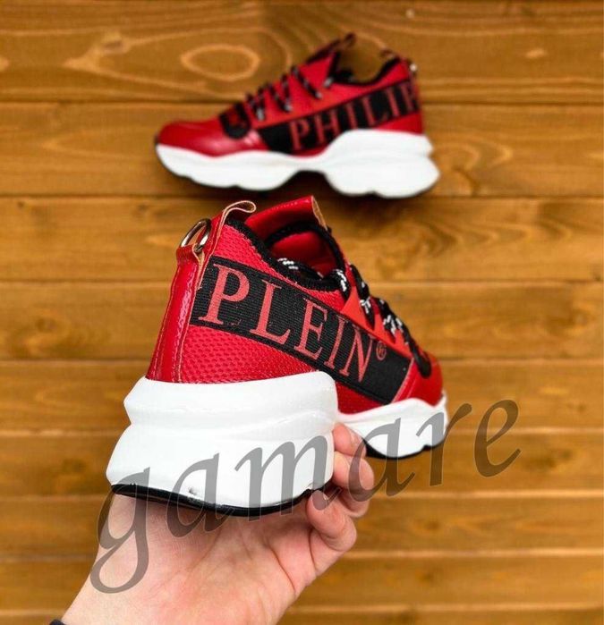 PHILIP PLEIN buty damskie czerwone adidasy philip plein buty pp 36-41