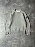 Світшот Stone Island (кофто стон,стон айленд,з патчем,сіра)