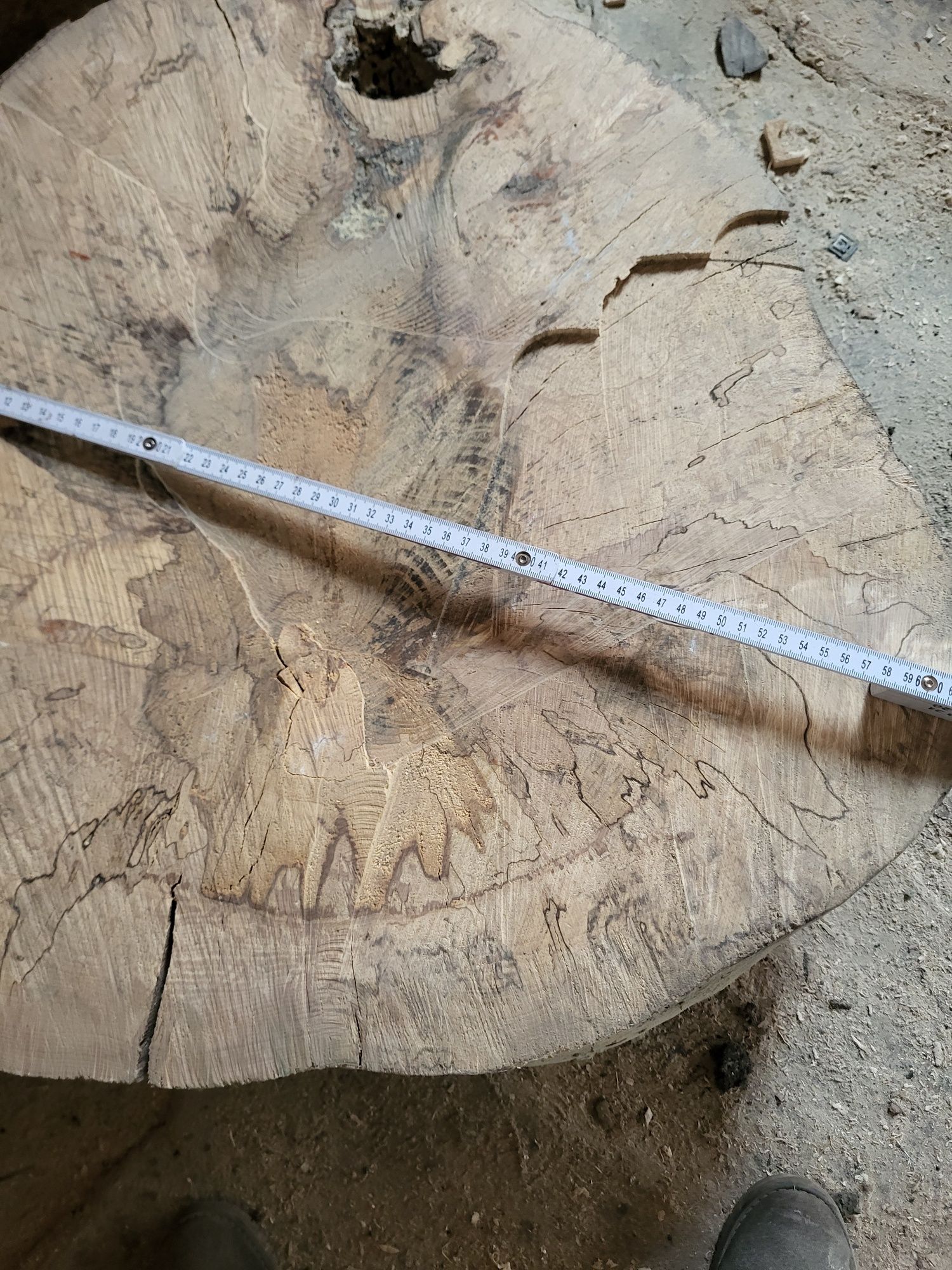 Plaster drewna. WYSUSZONY