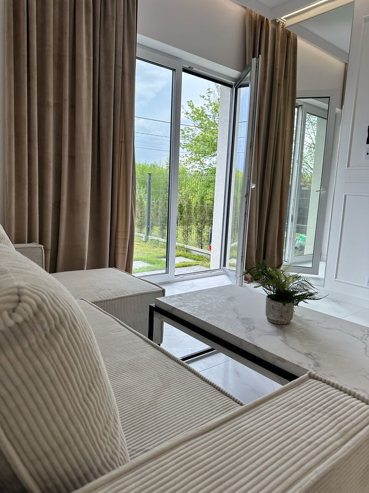 NOWE mieszkanie apartament dwupoziomowy, ogródek, garaż, balkon, 87m
