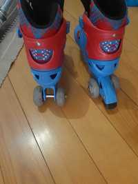 Patins em linha com proteção