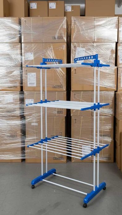 Сушарка для білизни, речей,одягу міцна вертикальна сушка, вішак ярусна