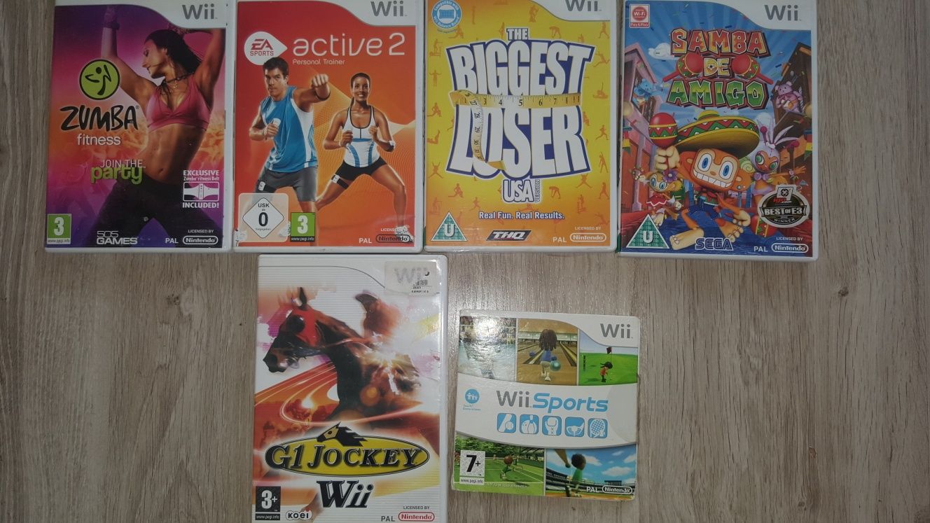 Zestaw gier Nintendo Wii dla dzieci pojedynczo badz w zestawie