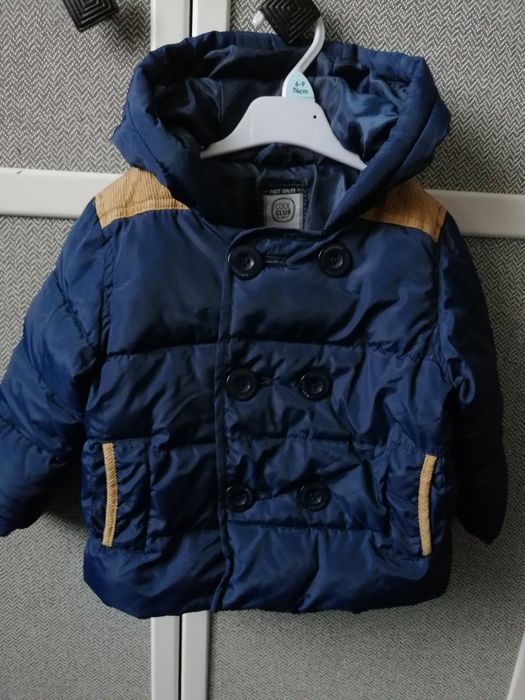 Kurtka ocieplana granatowa Cool Club Smyk, r. 80, ciepła kurteczka