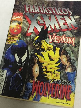 Fantáticos X-Men - Venom vs Wolverine - Marvel Comics BD