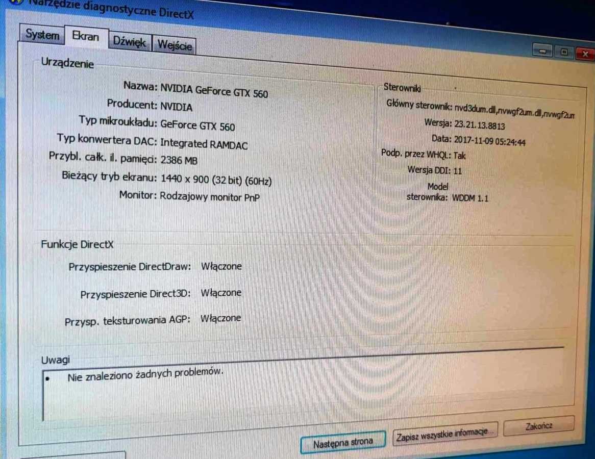 Komputer Stacjonarny AMD Athlon(tm) II X4 640 / GTX 560 / 8 GB RAM