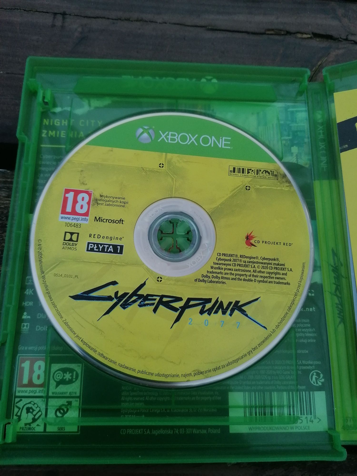 Cyberpunk 2077 xbox one nowy