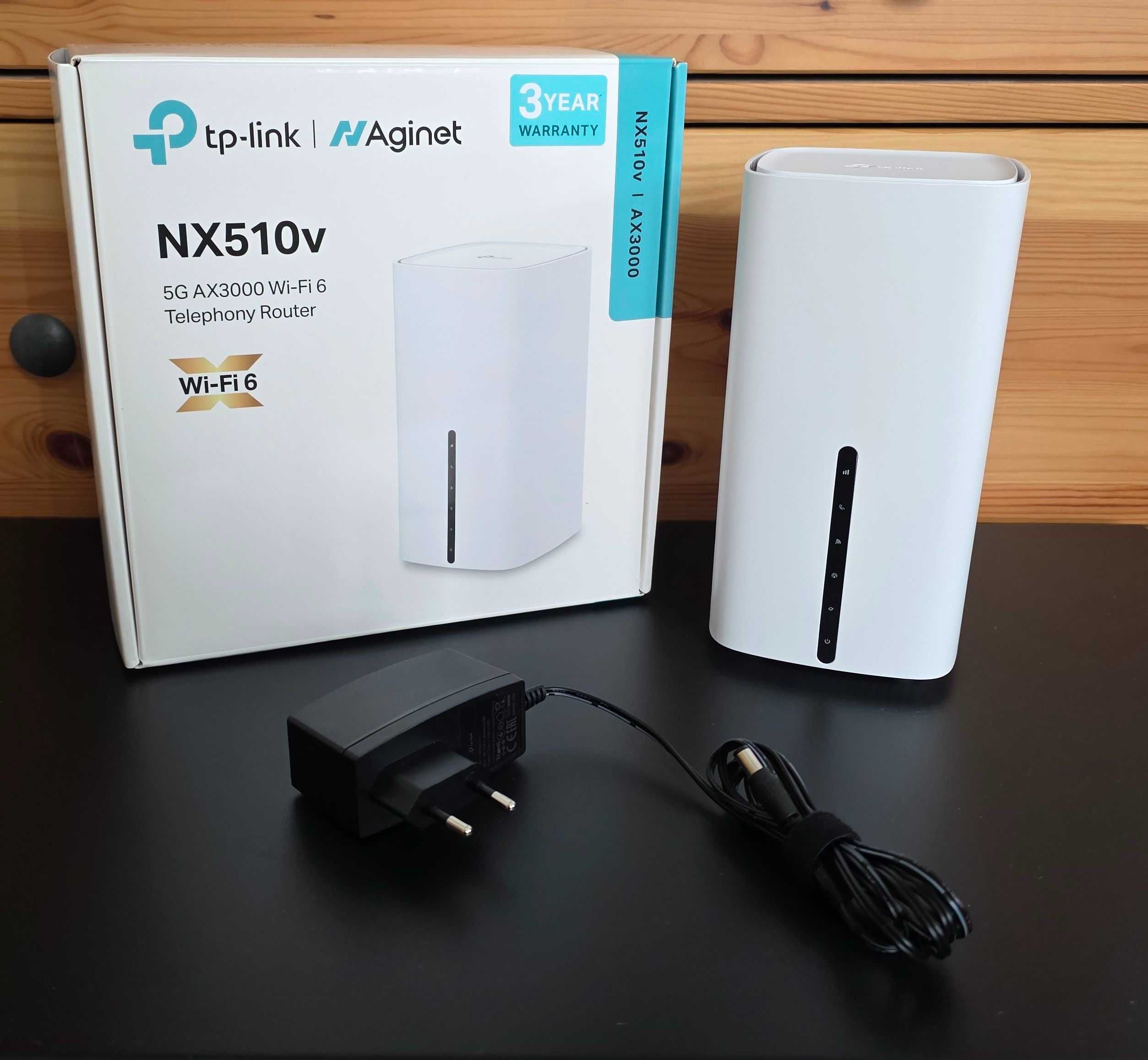 router z modemem 5G TP-Link NX510v AX3000, WiFi 6