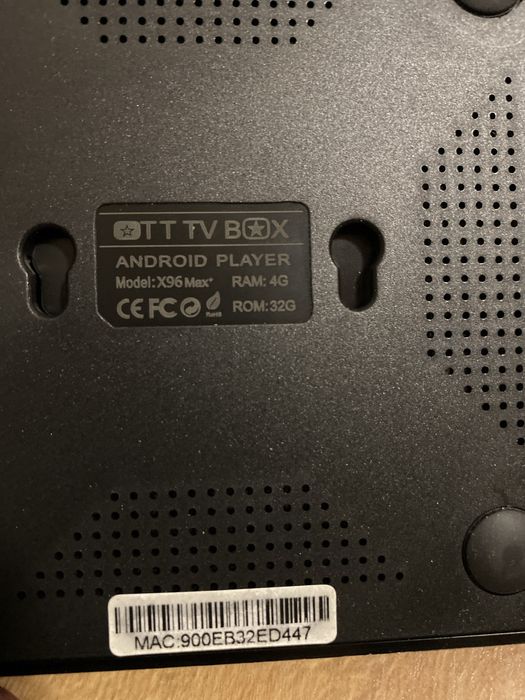 Приставка X 96 MAX+ TT TV Android player. RAM:4G ROM 32G