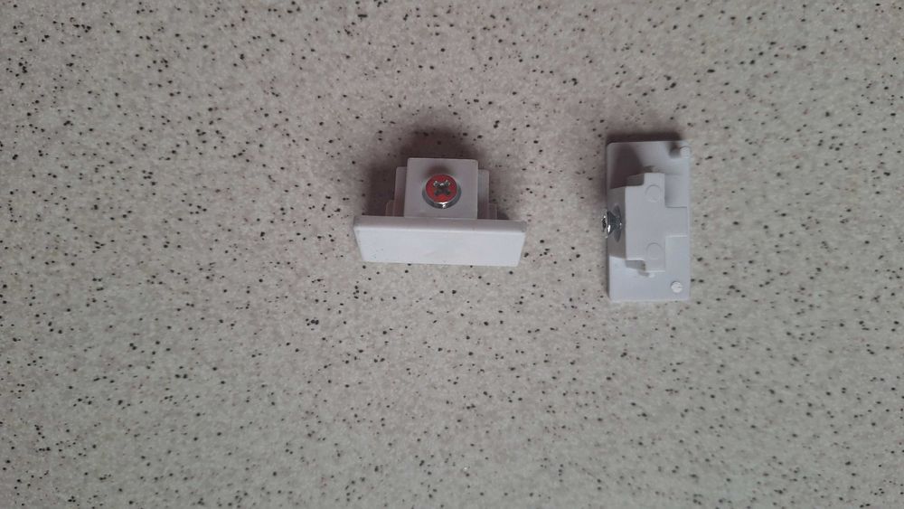 Listwa Szyna prądowa, 46 cm, biała 1-fazowa, + przyłącze + zaślepka