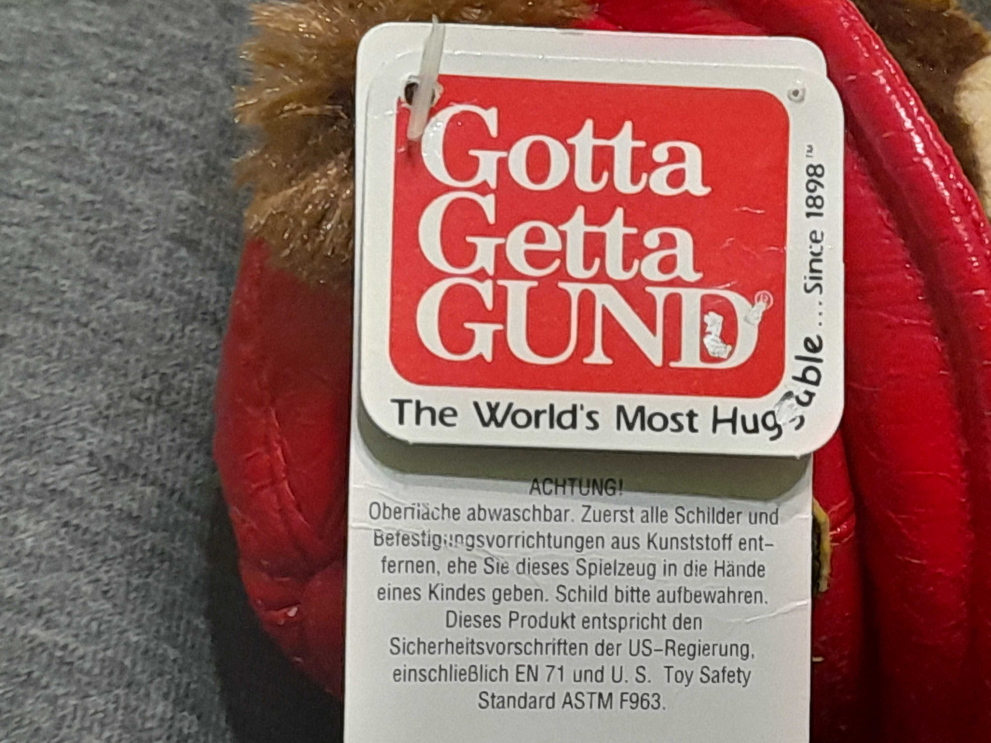 іграшка Gotta Getta Gund - пожежник,