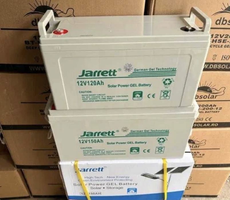 Гелевий акумулятор Jarrett 120, 150, 250 Ah Gel 12v