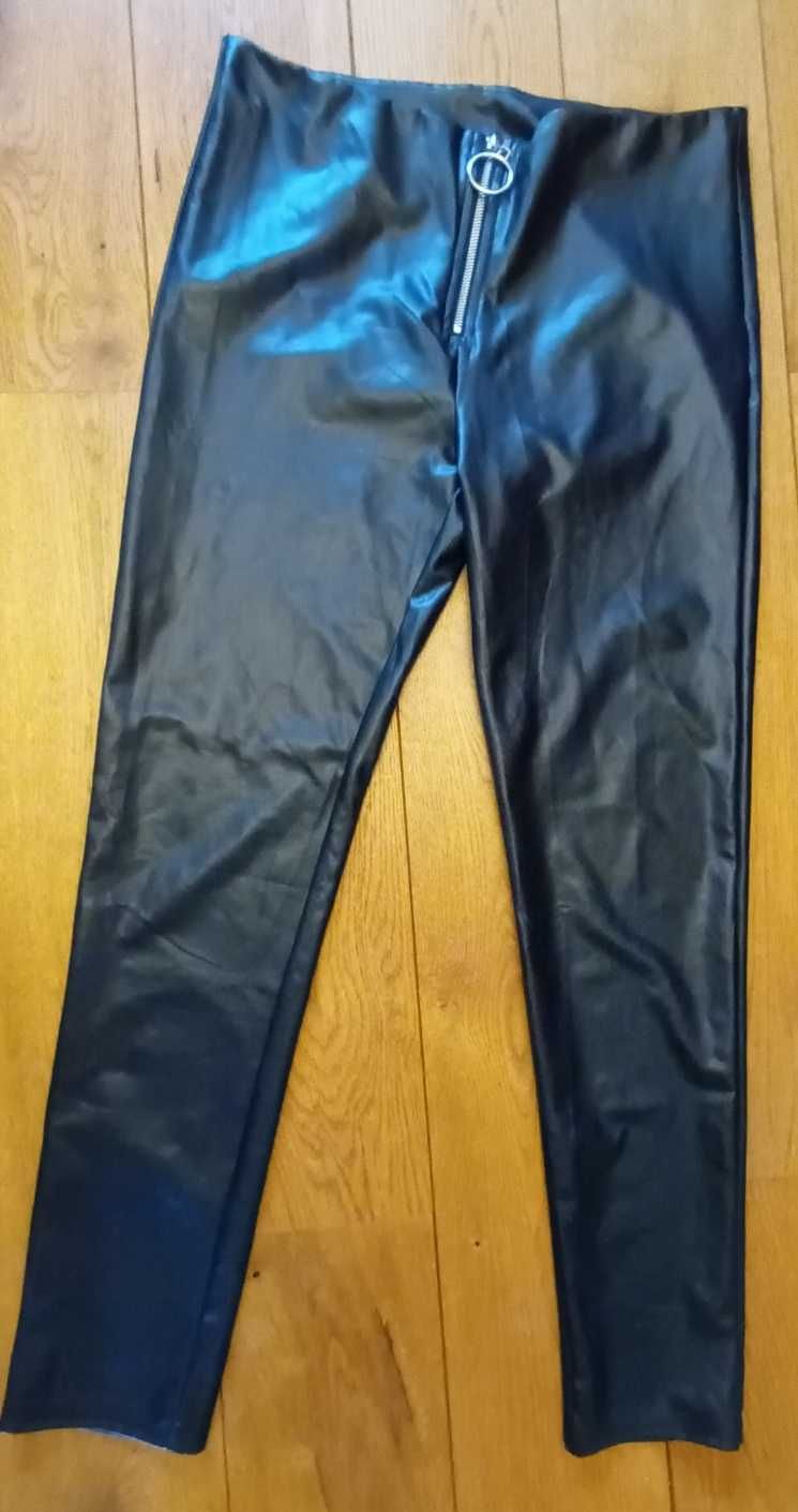 Lateksowe spodnie XL 42 bardzo elastyczne