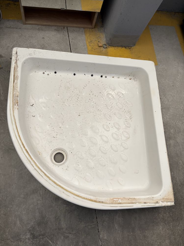 Base de duche oval