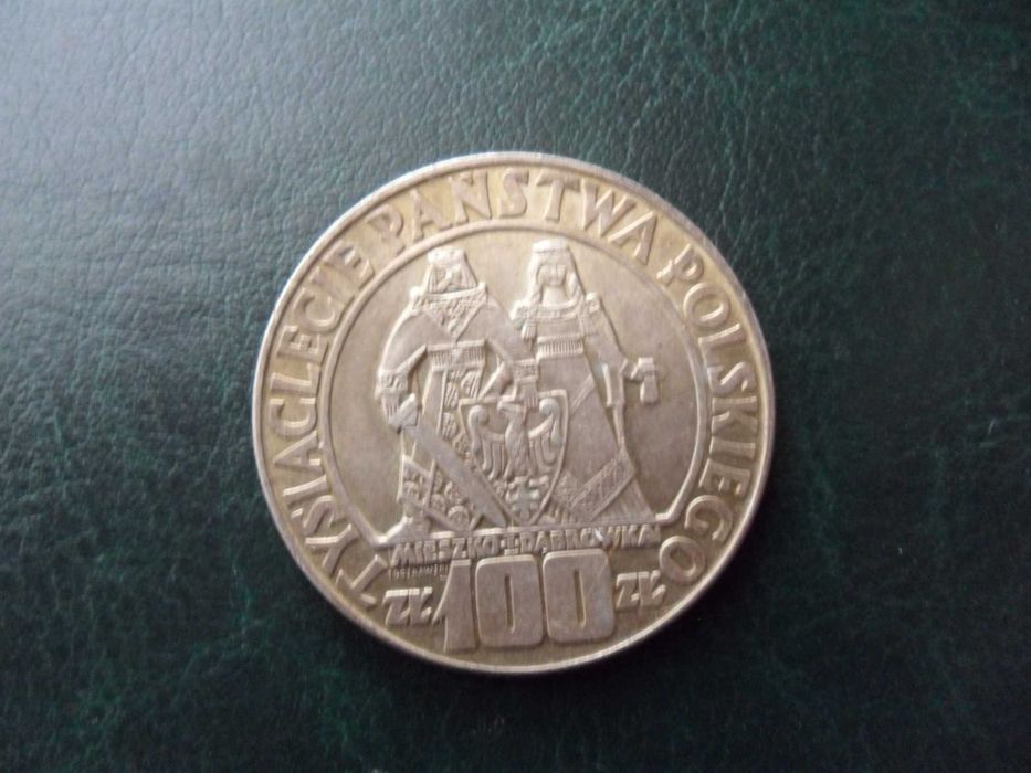 100 zł -Mieszko i Dąbrówka 1966 r.