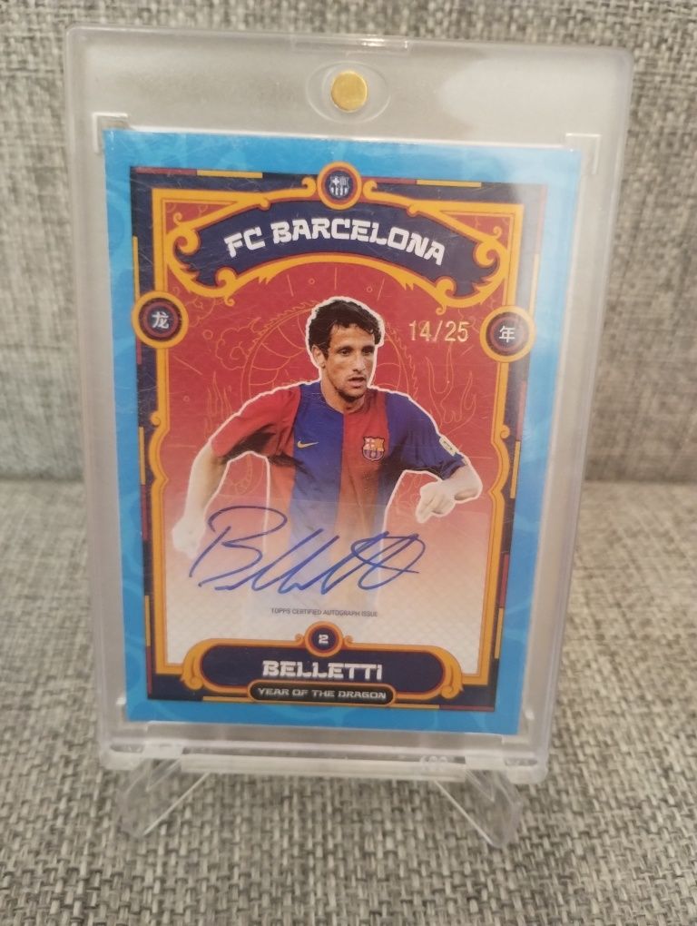 Topps years of dragon 2023/24 beletti /25 autograph
