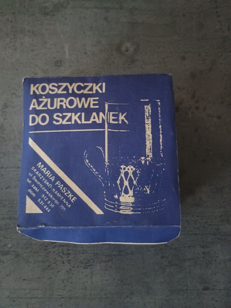 Koszyczki ażurowe do szklanek