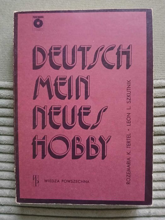 Książka do nauki niemieckiego Deutsch mein neues hobby