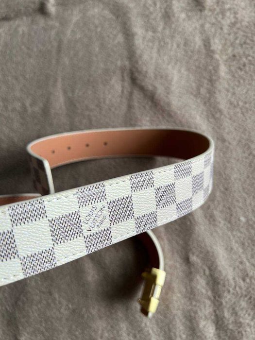 Louis Vuitton Pasek LV Belt 110cm nowy bialy