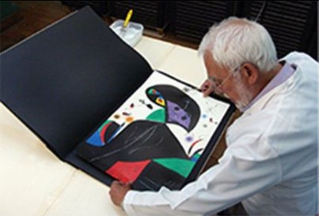 21 Lithographs by Joan Miro in homage to Gaudi