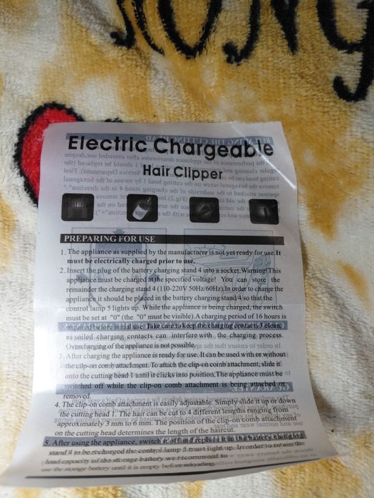 Машинка Бритва для стрижки акумуляторна ETCEO et-6829