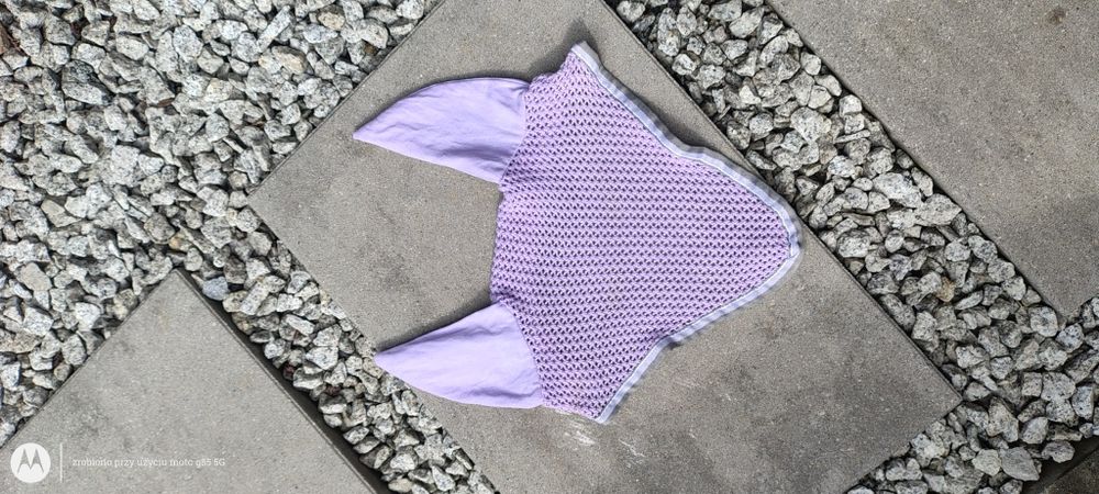 Zestaw czaprak Horze Adepto liliowy l i nauszniki Horze Adepto